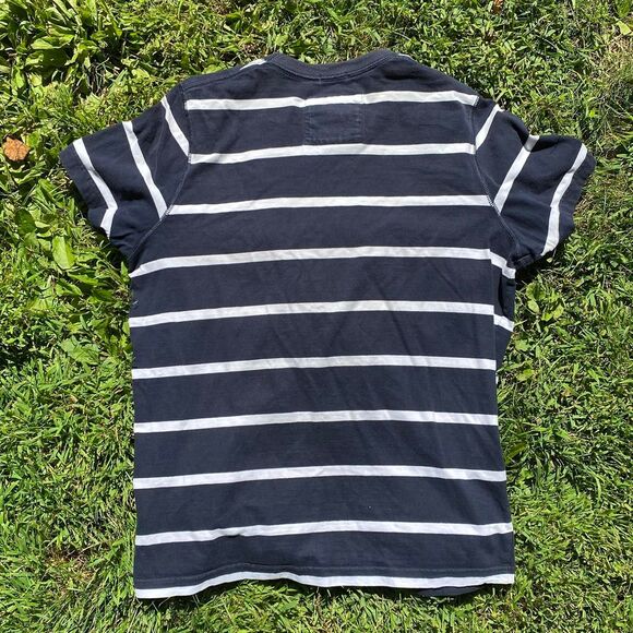 Abercrombie-fitch Men's Navy and Blue Shirt - Picture 4 of 6